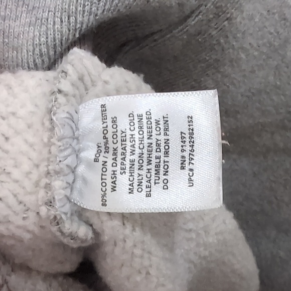 State of Mine Grey Missouri Heavyweight Hooded Sweatshirt Size Medium - Picture 3 of 4